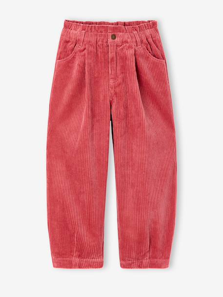 Fille-Pantalon-Pantalon velours ballon fille
