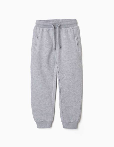 Garçon-Pantalon de jogging en molleton avec cordon de serrage et poches
