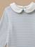 Body rayé bébé - coton biologique Rayure bleue 2 - vertbaudet enfant 