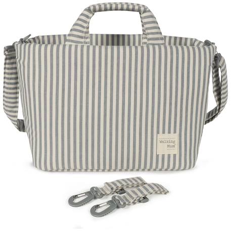 Sac à langer praliné rayures moka Vert 3 - vertbaudet enfant 