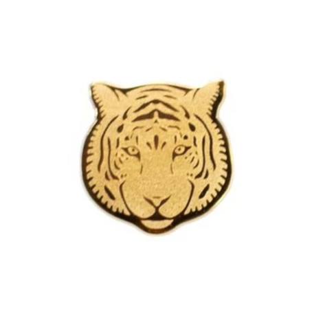 Boucles d'oreilles tigre (plaqué or 18 carats) Doré 2 - vertbaudet enfant 