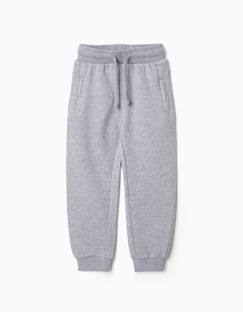 -Pantalon de jogging en coton peigné avec cordon de serrage et poches