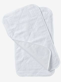 Lot de 2 serviettes de rechange essentiels pour matelas à langer  - vertbaudet enfant