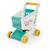 Chariot de supermarché pour enfant Blanc et vert 1 - vertbaudet enfant 