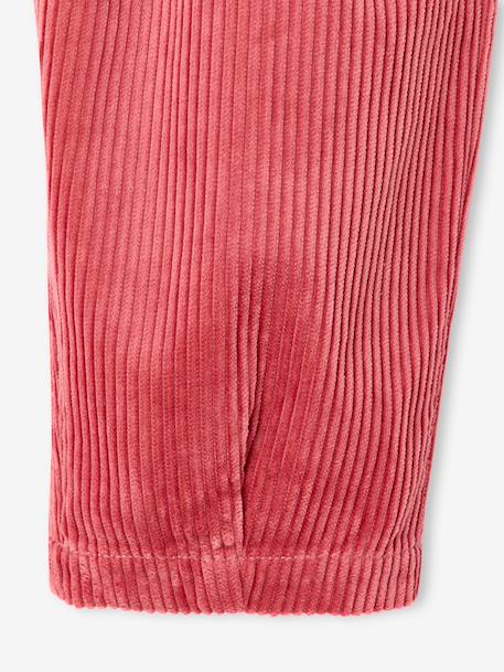 Pantalon velours ballon fille vieux rose 4 - vertbaudet enfant 