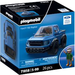 Jouet-Playmobil 71858 - véhicule f150 raptor ford