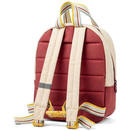 Sac à dos beige ambre Rouge, beige, jaune 3 - vertbaudet enfant 