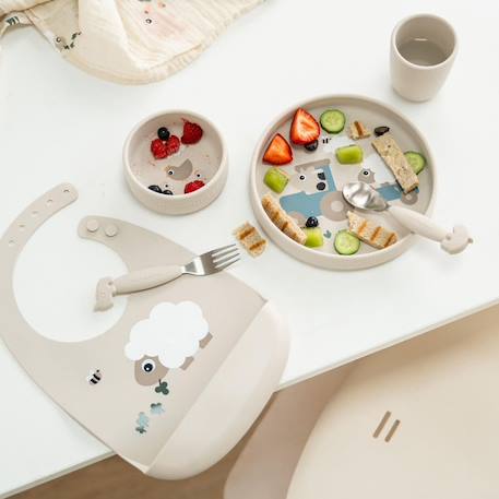 Coffret repas ventouse elephant Sable 5 - vertbaudet enfant 