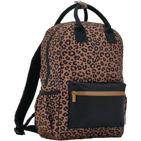 Sac à dos léopard Marron, noir 1 - vertbaudet enfant 