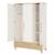 Armoire Enfant 'Theo' 3 Portes - Fraisages de Haute Qualité Blanc / chêne 4 - vertbaudet enfant 