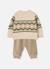 Ensemble bébé garçon imprimé jacquard Blanc 4 - vertbaudet enfant 