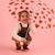 Parapluie cœurs rouges Transparent, marron+Transparent, rouge 2 - vertbaudet enfant 