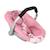 Siège auto rose pour poupées Rose 3 - vertbaudet enfant 