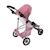 Poussette de poupée jogging lola fleur rose pâle Rose 3 - vertbaudet enfant 