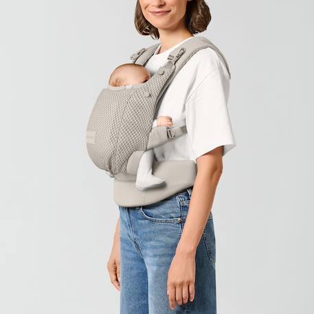 Porte-bébé amya dune grey Dune grey 5 - vertbaudet enfant 