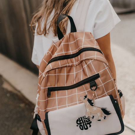 Sac à dos enfant noé écume (38,5 x 31 cm) Beige rosé, noir+Marron, beige 12 - vertbaudet enfant 