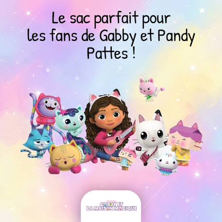 Sac à dos gouter maternelle 24 cm - Gabby et la maison magique - Fille - 1 compartiment Fushia 6 - vertbaudet enfant 