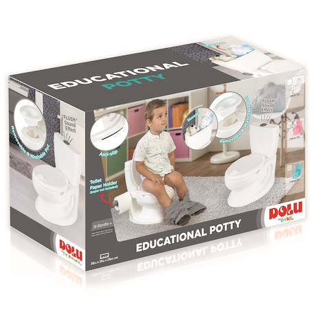 Wc d'apprentissage potty Blanc 5 - vertbaudet enfant 
