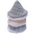 Lot de 4 cônes en gaze de coton rayé vert de gris et mousse de lait Vert de gris, mousse de lait 3 - vertbaudet enfant 