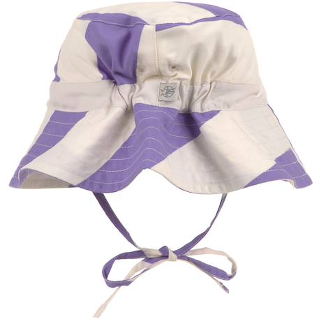 Bob anti-uv à rayures (3-6 mois) Violet 2 - vertbaudet enfant 