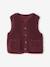 Gilet fille sans manches en sherpa blush+prune+vanille 5 - vertbaudet enfant 
