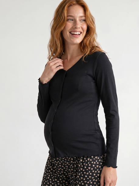 Pyjama 2 pièces allaitement anthracite+bleu nuit 6 - vertbaudet enfant 