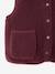 Gilet fille sans manches en sherpa blush+prune+vanille 8 - vertbaudet enfant 