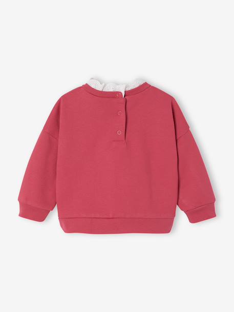 Sweat Hello Kitty bébé framboise 2 - vertbaudet enfant 