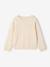 Pull fille personnalisable beige chiné+framboise+marine+pivoine+vert de gris 1 - vertbaudet enfant 