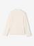 Sous-pull fille col cheminée écru+vieux rose 3 - vertbaudet enfant 