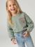 Sweat fille vert de gris 1 - vertbaudet enfant 