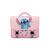 Cartable scolaire 2 compartiments Disney Stitch - 38 cm Rose 1 - vertbaudet enfant 