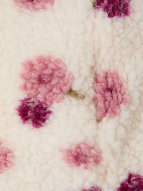 Ciré fille à capuche doublé sherpa anthracite+indigo+mauve+multicolore+vert 16 - vertbaudet enfant 