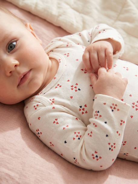 Lot de 3 bodies manches longues bébé écru 11 - vertbaudet enfant 
