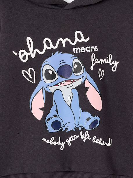 Sweat à capuche Lilo et Stitch fille anthracite 3 - vertbaudet enfant 