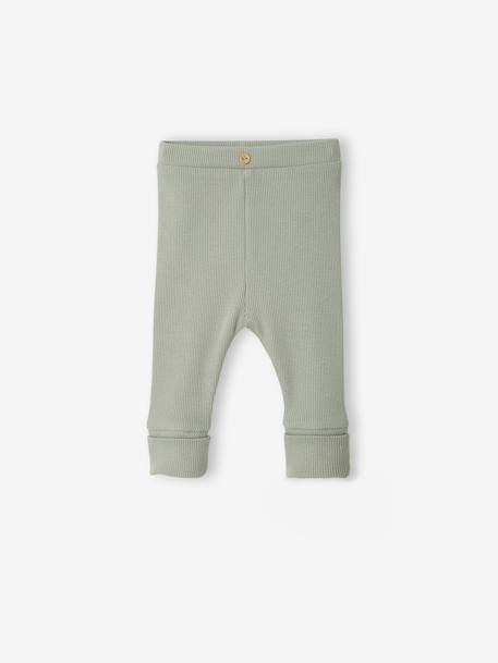 Legging bébé naissance évolutif beige+brun+marine+ROSE CLAIR UNI+rose pâle+vert sauge 18 - vertbaudet enfant 