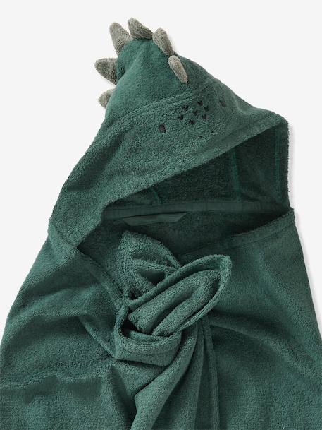 Serviette à capuche en coton vert anglais 4 - vertbaudet enfant 