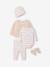 Ensemble 4 pièces bébé mixte beige chiné 1 - vertbaudet enfant 