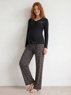 Vêtements de grossesse-Pyjama 2 pièces allaitement