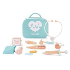 Jouet-Ensemble de médecin en bois pour poupées