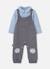 Ensemble bébé garçon avec hiboux Gris 1 - vertbaudet enfant 