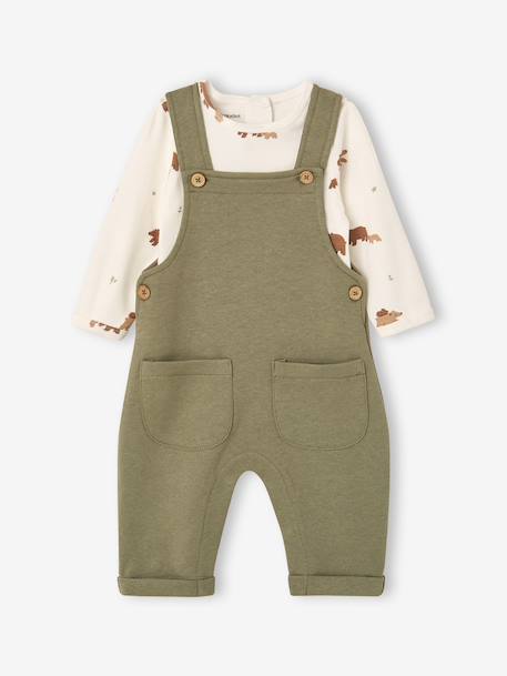 Bébé-Ensemble-Ensemble salopette et body naissance