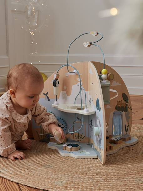 Table d’activités animaux en bois FSC® bois 1 - vertbaudet enfant 