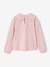 T-shirt manches longues fille écru+rose pâle 5 - vertbaudet enfant 