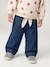 Jean large bébé avec ceinture à nouer denim brut+stone 5 - vertbaudet enfant 