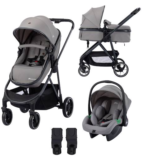 Bebeconfort poussette trio breeze Mineral gray 1 - vertbaudet enfant 