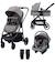 Bebeconfort poussette trio breeze Mineral gray 1 - vertbaudet enfant 