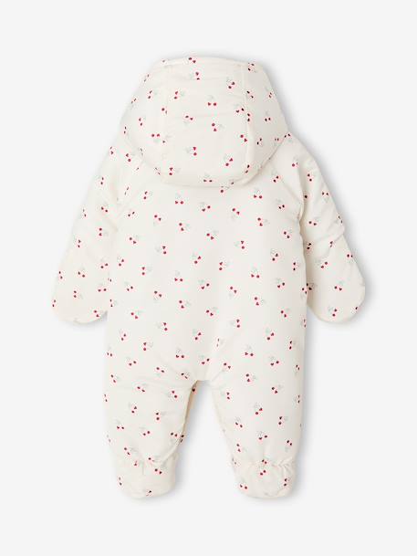 Combinaison pilote capuche naissance écru 2 - vertbaudet enfant 