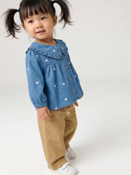 Blouse bébé fille manches longues stone 7 - vertbaudet enfant 