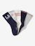 Lot de 5 chaussettes fille sport gris chiné 2 - vertbaudet enfant 